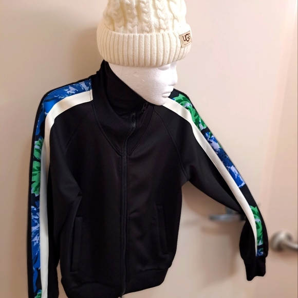 NIKE HIGH NECK FULL ZIP ABSTRACT SLEEVES LARGE TRACK JACKET UNISEX - Picture 1 of 8